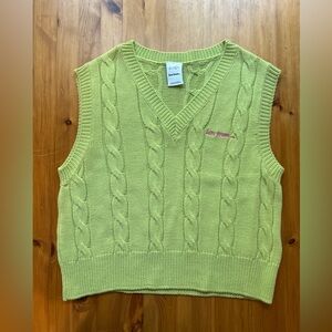 Green Sweater Vest